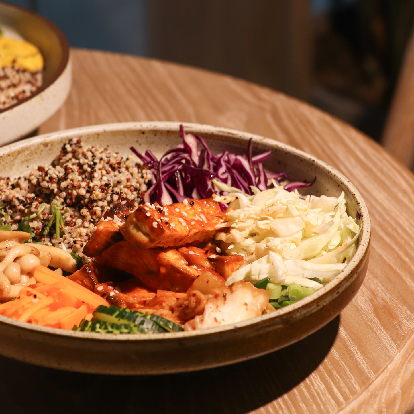 Kimchi Tofu Buddha Bowl