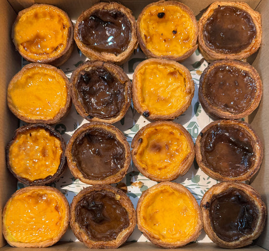 Assorted Vegan Egg Tart (16 pcs)