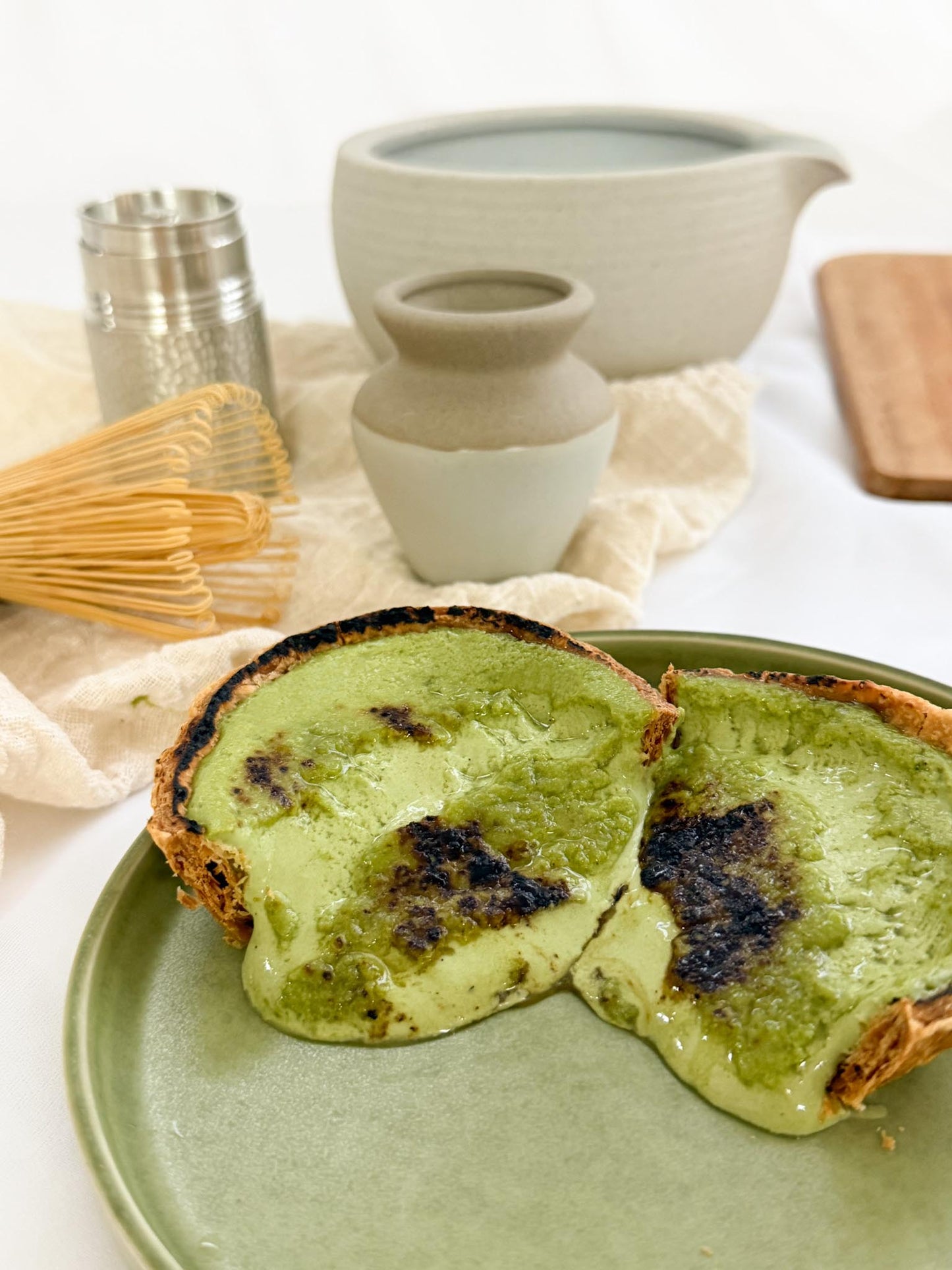 MAYA x Via Tokyo Matcha Lava Tart