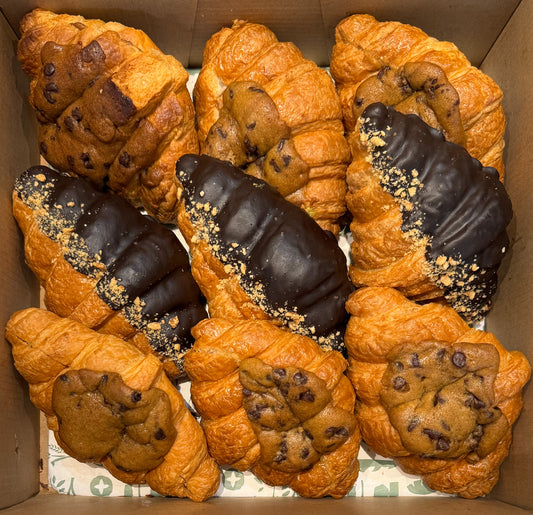 Vegan Chocolate Croissants & Crookie (9 pcs)